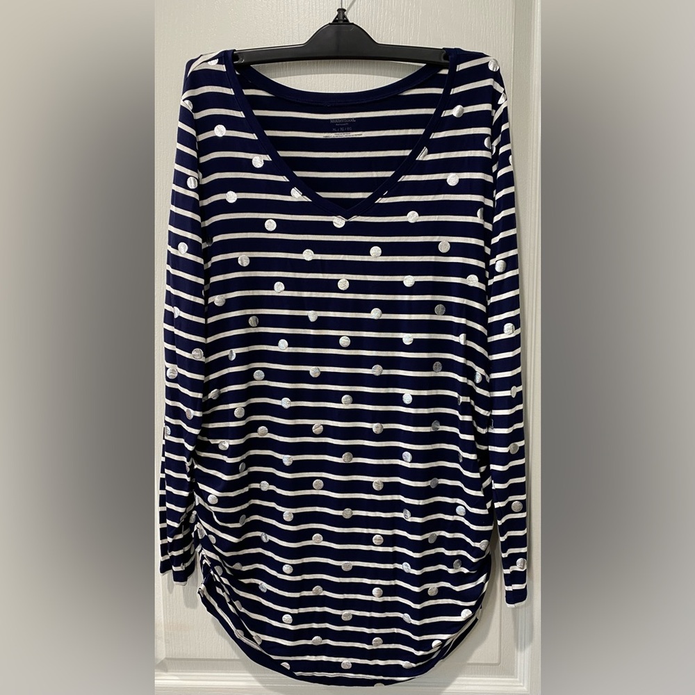 Motherhood Maternity Long Sleeve Shirt, NWT